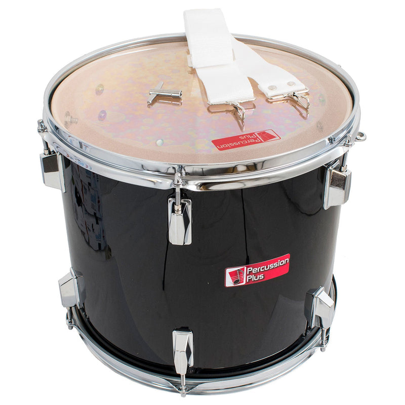 Percussion Plus Junior Tenor Marching Drum 14" - Black
