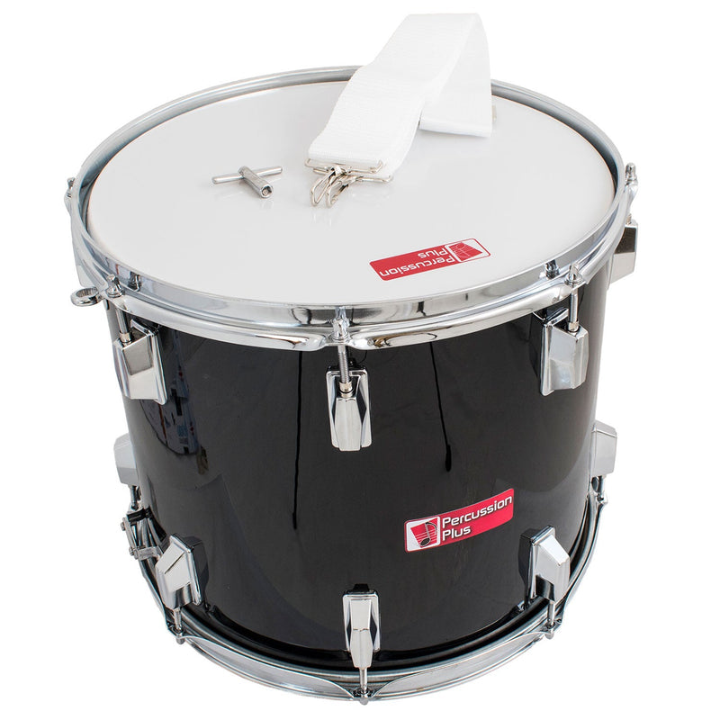 Percussion Plus Junior Marching Snare Drum 14" - Black