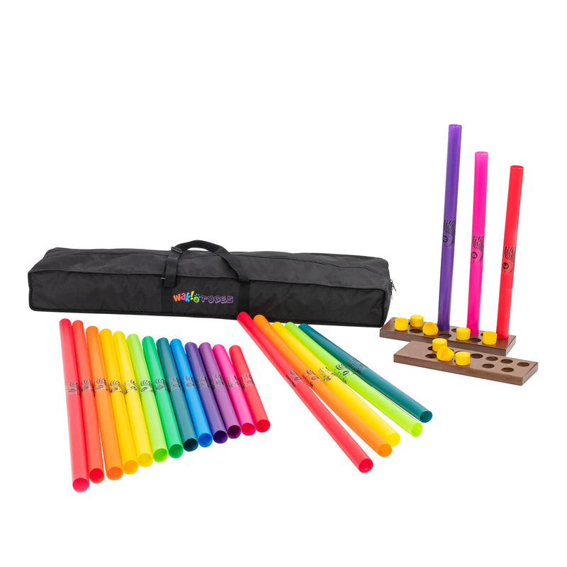 Wak-a-Tubes 21 player classroom pack ‚Äì bass octave (with bag)