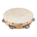 Percussion Plus Wood Shell Tambourine - 8"