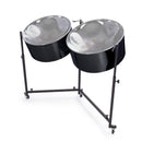 Percussion Plus Import Series Double Second Steel Pans, Chrome Finish