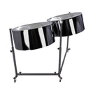 Percussion Plus Import Series Double Second Steel Pans, Chrome Finish