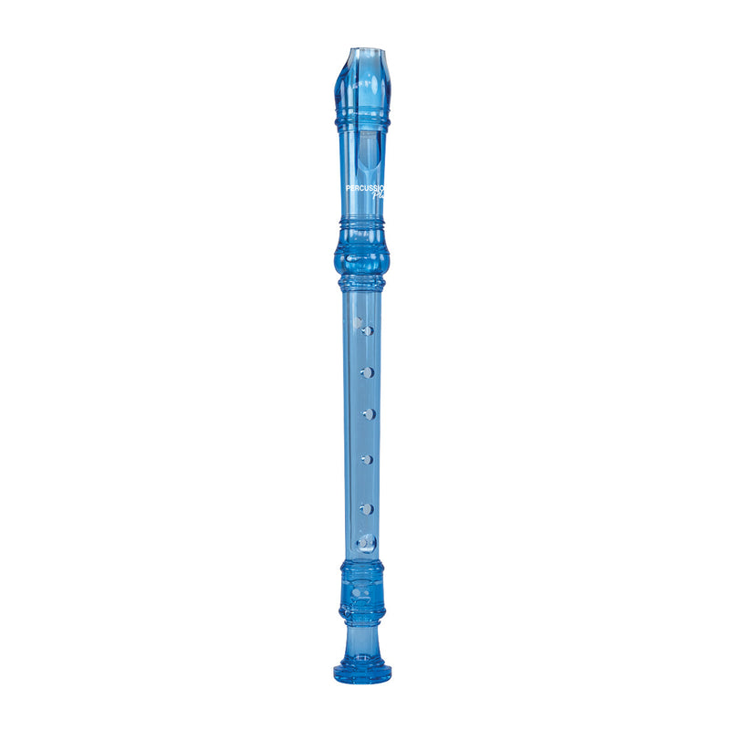 Percussion Plus Descant Recorder - Transparent Blue