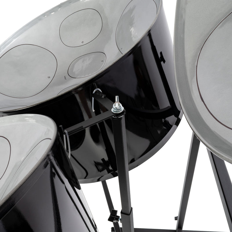 Percussion Plus Import Series Triple Cello Steel Pans, Painted Finish