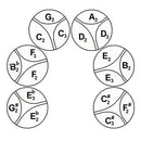 Percussion Plus Import Series Six Bass Steel Pans - Painted Finish