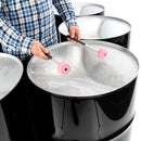 Percussion Plus Import Series Six Bass Steel Pans - Painted Finish
