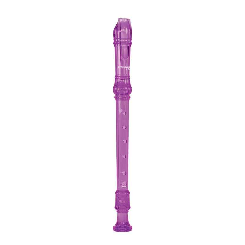 Percussion Plus Descant Recorder - Transparent Purple