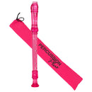 Percussion Plus Descant Recorder - Transparent Pink
