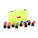 Percussion Plus PP944 colourful chime bars in clear case with beaters