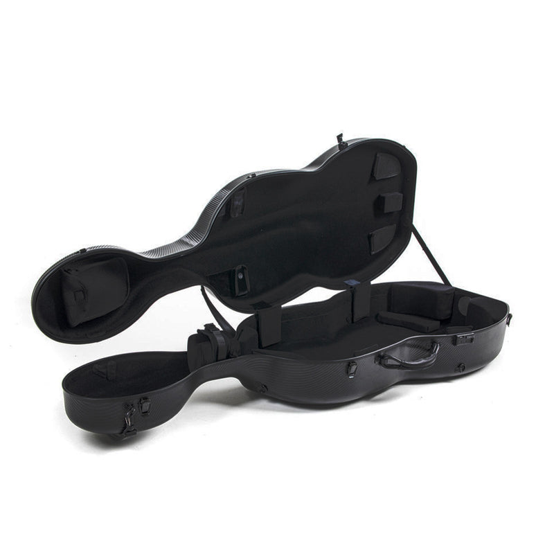 Gewa Pure Rolly polycarbonate cello case with wheels - Black