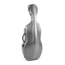Gewa Pure Rolly polycarbonate cello case with wheels - Grey