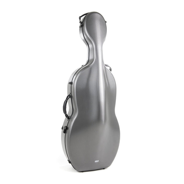 Gewa Pure Rolly polycarbonate cello case with wheels - Grey