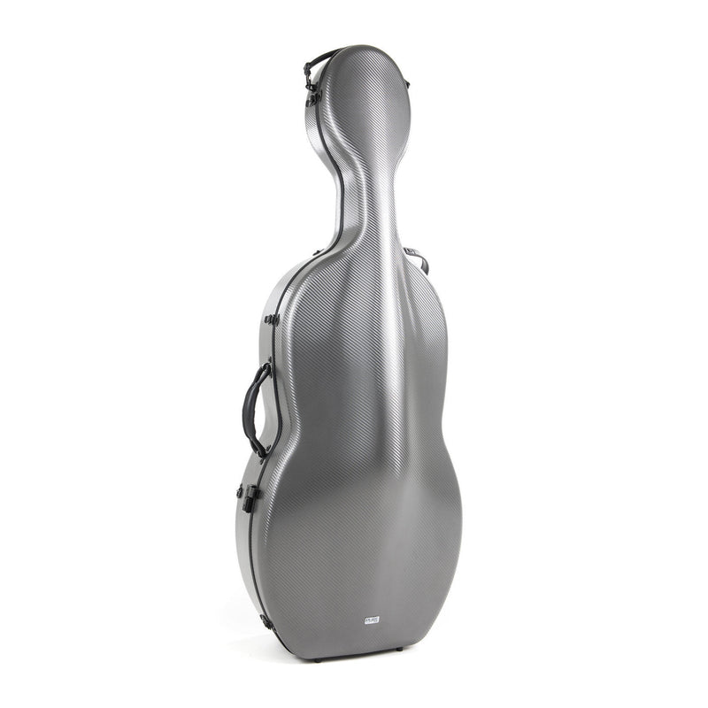 Gewa Pure Rolly polycarbonate cello case with wheels - Grey