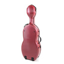 Gewa Pure Rolly polycarbonate cello case with wheels - Red