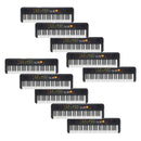 10 pack of Yamaha PSRF52 portable keyboards