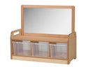 Millhouse Low Mirror Storage Unit