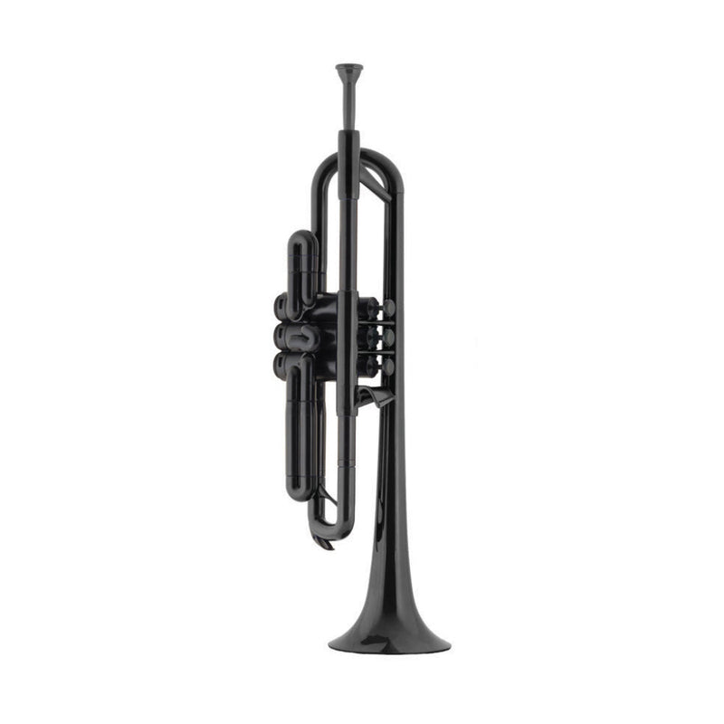 Ptrumpet Plastic B♭ Trumpet Outfit - Black