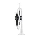 Ptrumpet Plastic B♭ Trumpet Outfit - White