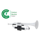 Ptrumpet Plastic B♭ Trumpet Outfit - White