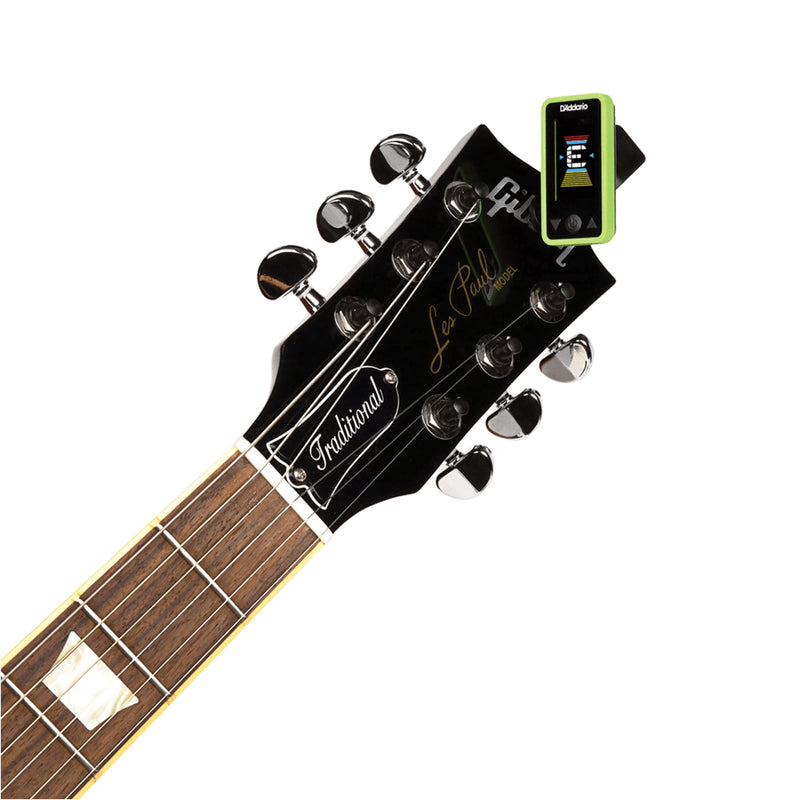 Planet Waves Eclipse chromatic clip-on headstock tuner - Green
