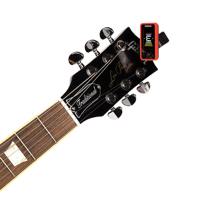 Planet Waves Eclipse chromatic clip-on headstock tuner - Red