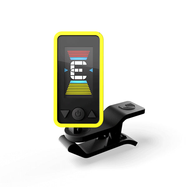 Planet Waves Eclipse chromatic clip-on headstock tuner - Yellow
