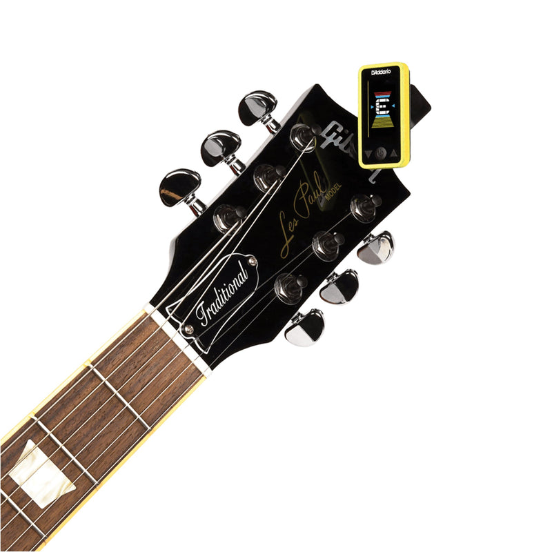 Planet Waves Eclipse chromatic clip-on headstock tuner - Yellow