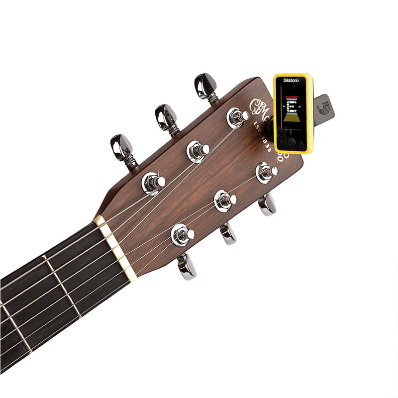 Planet Waves Eclipse chromatic clip-on headstock tuner - Yellow