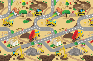 Construction Play Mat  (200x120cm)