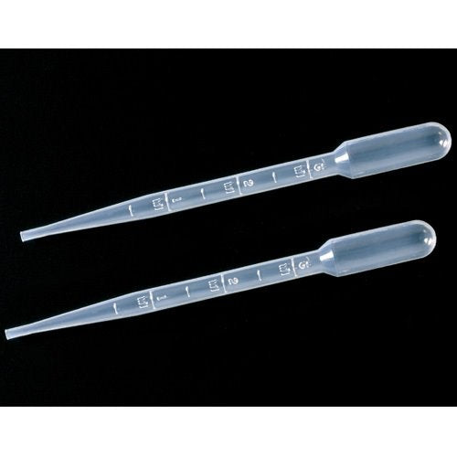 Pipettes, Pasteur, PE, 3ml, Sterile, Inner Pack 20, Length 150mm (Pack of 500)