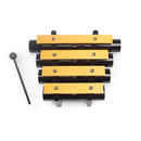 Majestic dinner chimes, aluminium with gold finish - Black resonators