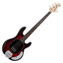 SUB by Sterling StingRay RAY4 bass guitar - Ruby Red Burst Satin