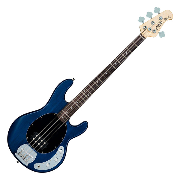 SUB by Sterling StingRay RAY4 bass guitar - Trans Blue Satin