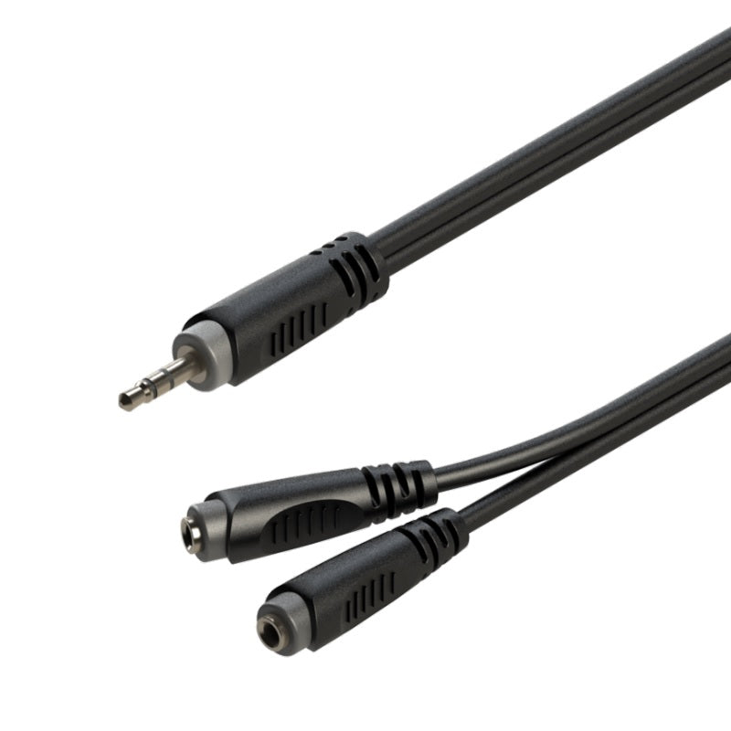 Roxtone 3.5Mm Stereo Plug To 2 X 3.5Mm Stereo Sockets Splitter