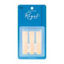 Rico Royal Bb clarinet reeds - 1.5 (card of 3)