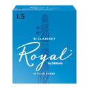 Rico Royal Bb clarinet reeds - 1.5 (box of 10)