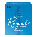 Rico Royal Bb clarinet reeds - 3.5 (box of 10)