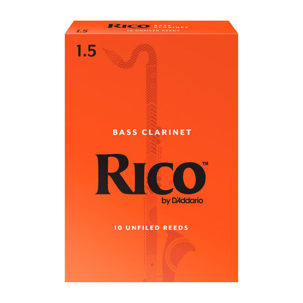 Rico box of 10 Bb bass clarinet reeds - 1.5 (box of 10)