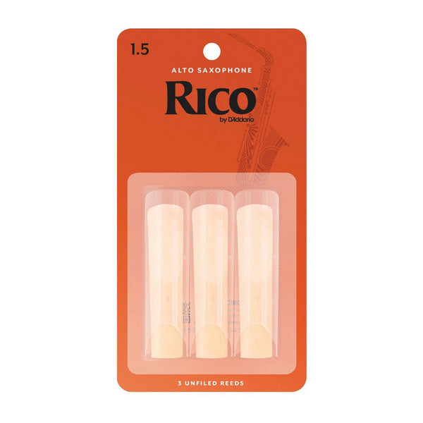 Rico Card Of 3 Eb Alto Saxophone Reeds - 1.5