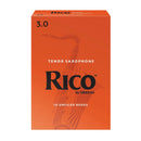 Rico box of 10 Bb tenor saxophone reeds - 3.0