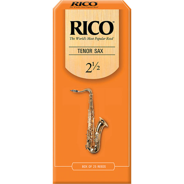 Rico box of 25 Bb tenor saxophone reeds - 2.5