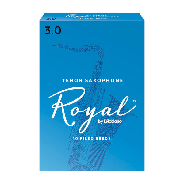 Rico Royal box of 10 Bb tenor saxophone reeds - 3.0 (box of 10)