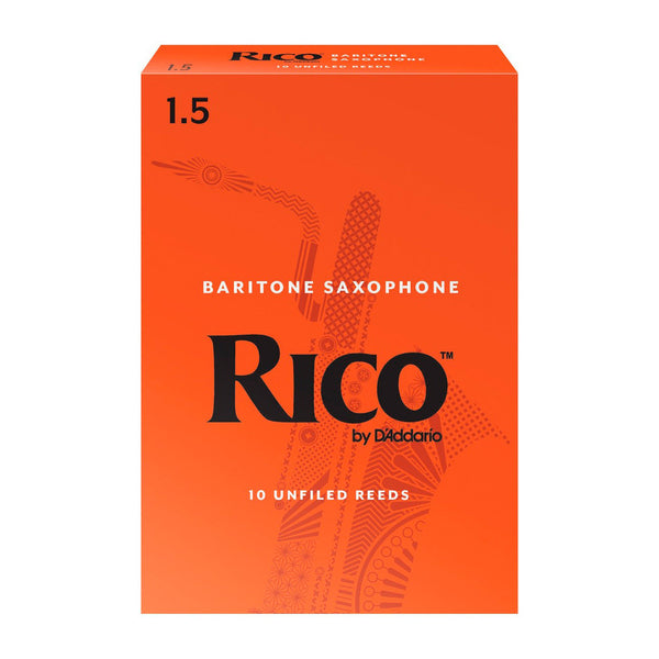 Rico box ot 10 Eb baritone saxophone reeds - 1.5 (box of 10)