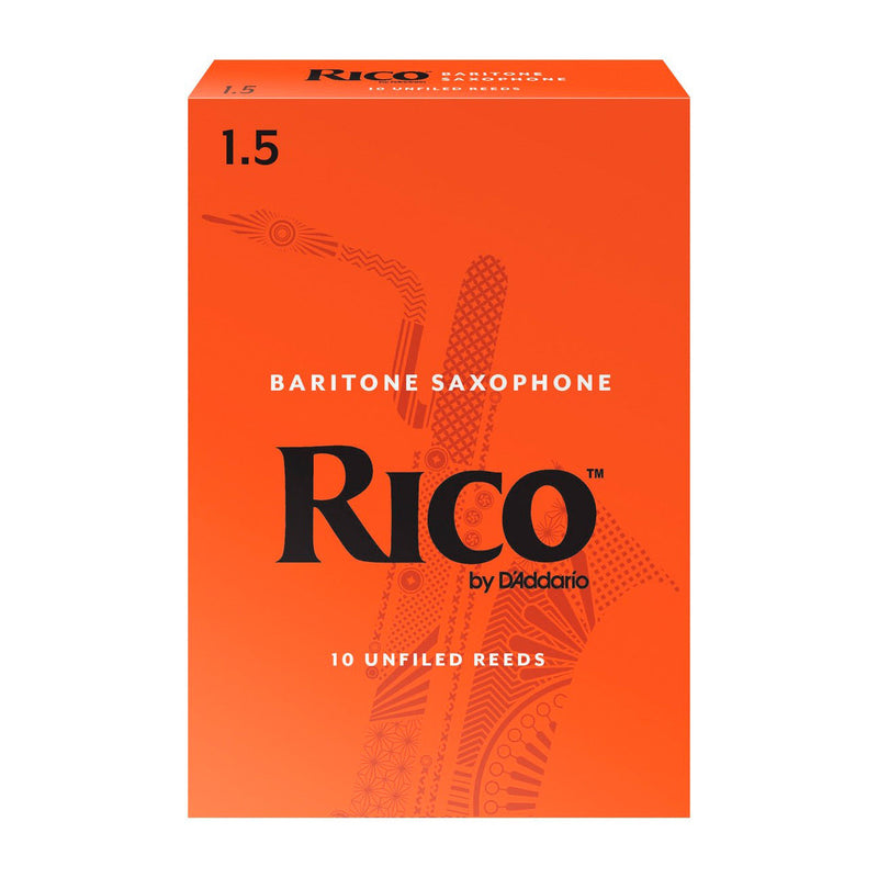 Rico box ot 10 Eb baritone saxophone reeds - 1.5 (box of 10)