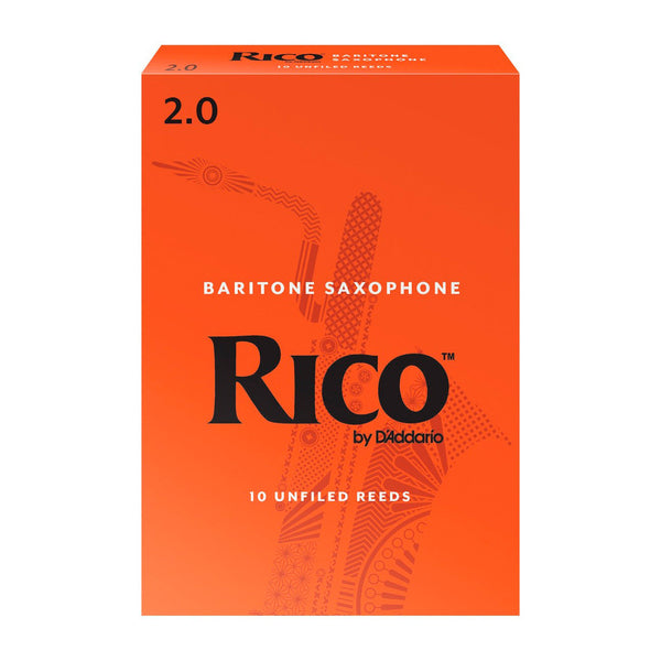 Rico box ot 10 Eb baritone saxophone reeds - 2.0 (box of 10)