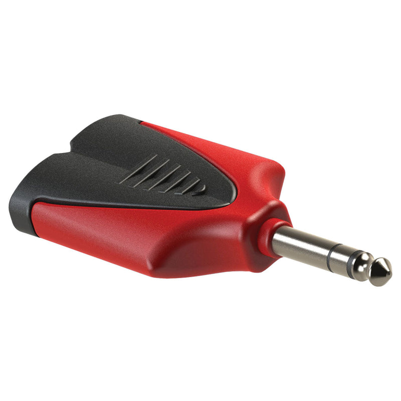 Roxtone Splitter - 6.3Mm Stereo Plug To 2 X 6.3Mm Stereo Sockets