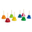 Deluxe musical Christmas cracker with handbells - red and white