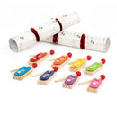 Deluxe musical Christmas crackers with chime bars