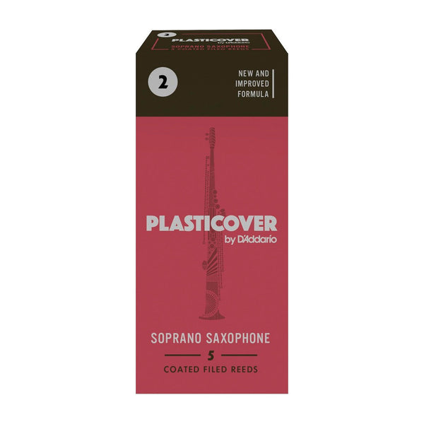 Rico Plasticover box of 5 x soprano saxophone reeds - 2.0