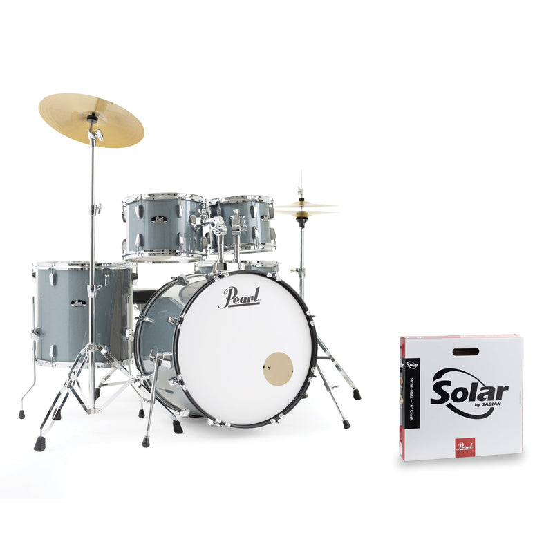 Pearl Roadshow 22" rock drum kit - Charcoal metallic